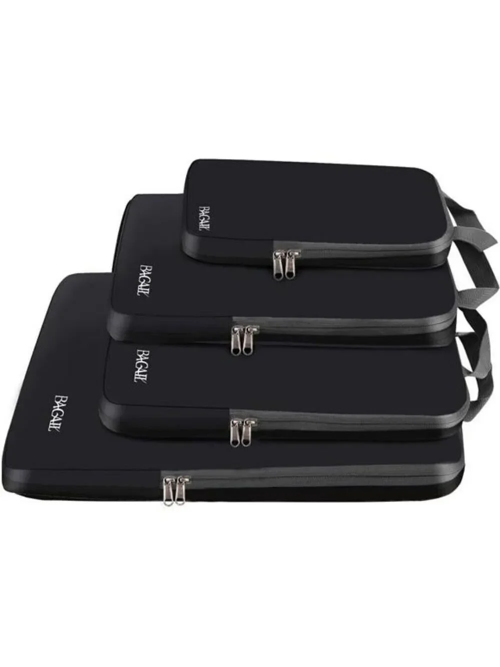 Compression Packing Cubes Set Travel Organizers Expandable Luggage Bags